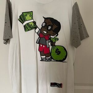 Smith & Graham White Money Kid Shirt Sz: XL - From Queen Sugar TV Show